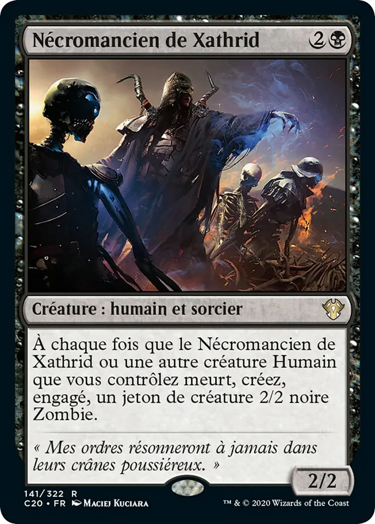 Nécromancien de Xathrid from Commander 2020 - Magic: The Gathering