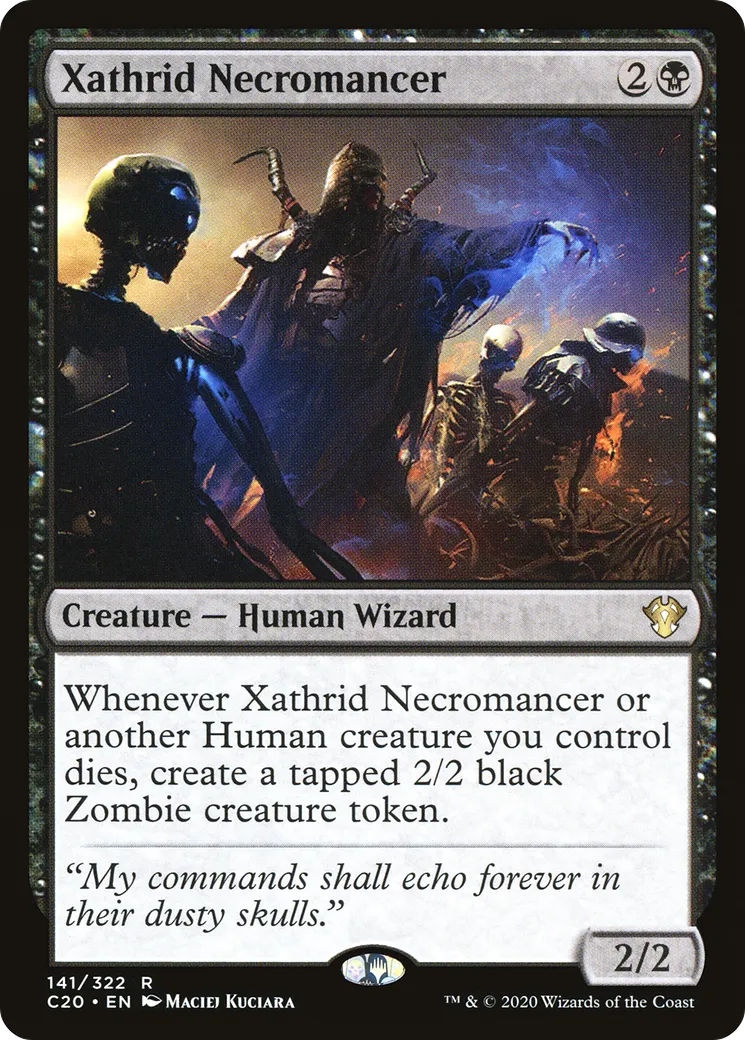 Xathrid Necromancer — Commander 2020 — Magic: The Gathering