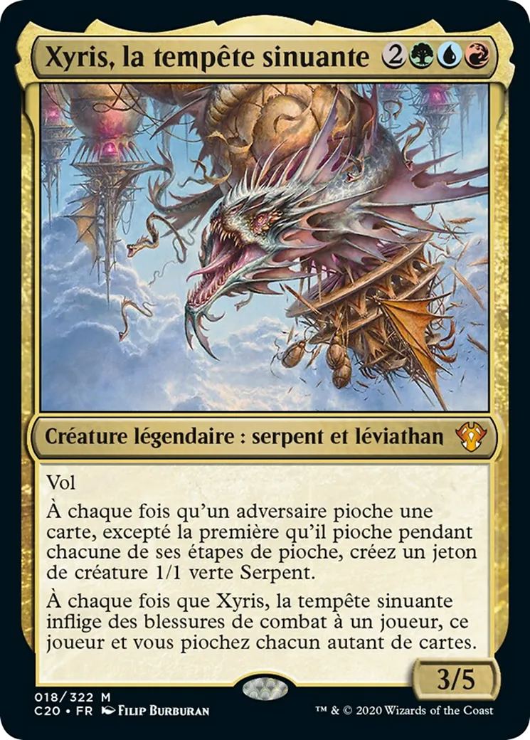 Xyris, la tempête sinuante — Commander 2020 — Magic: The Gathering