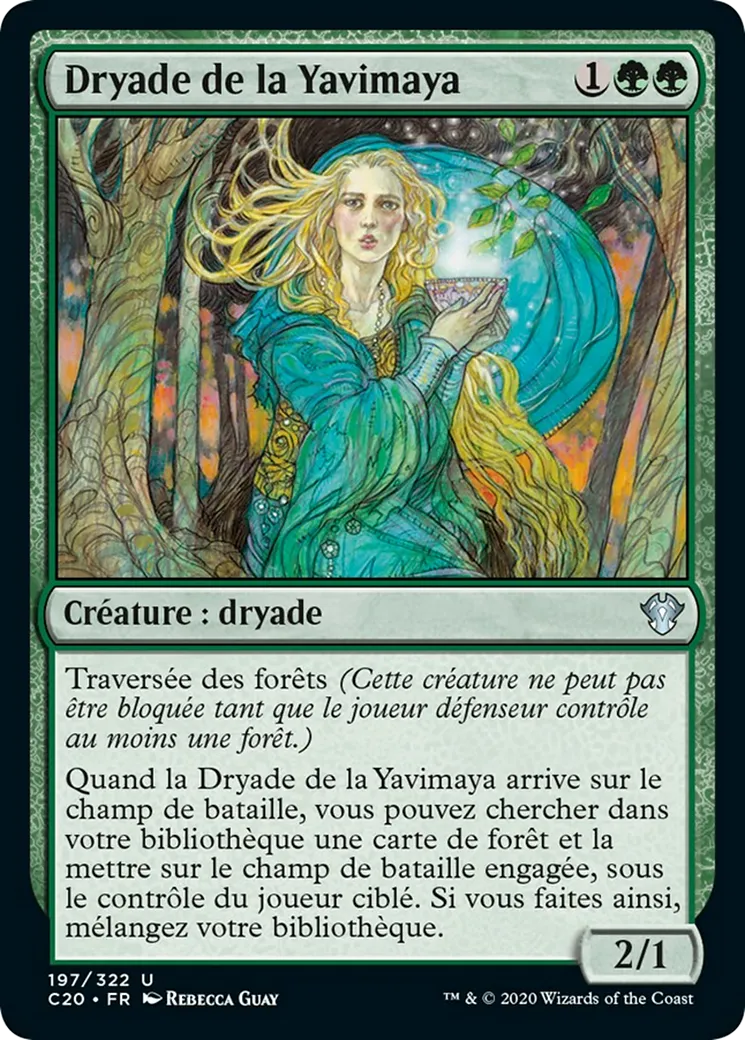 Dryade de la Yavimaya from Commander 2020 - Magic: The Gathering