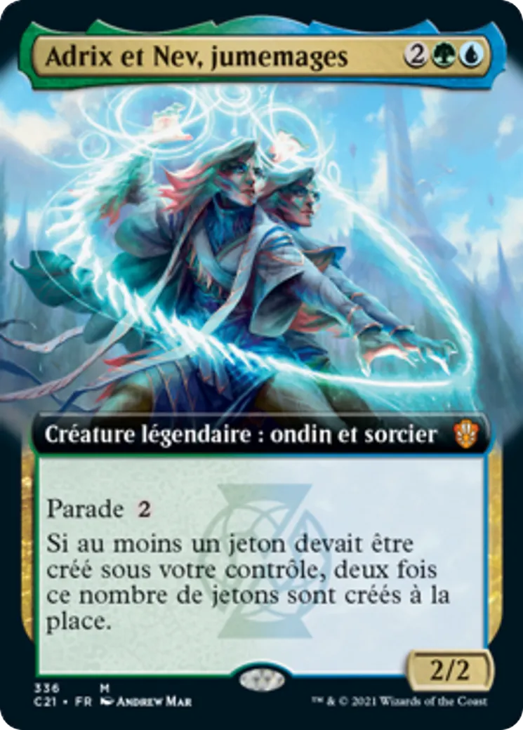 Adrix et Nev, jumemages from Commander 2021 - Magic: The Gathering
