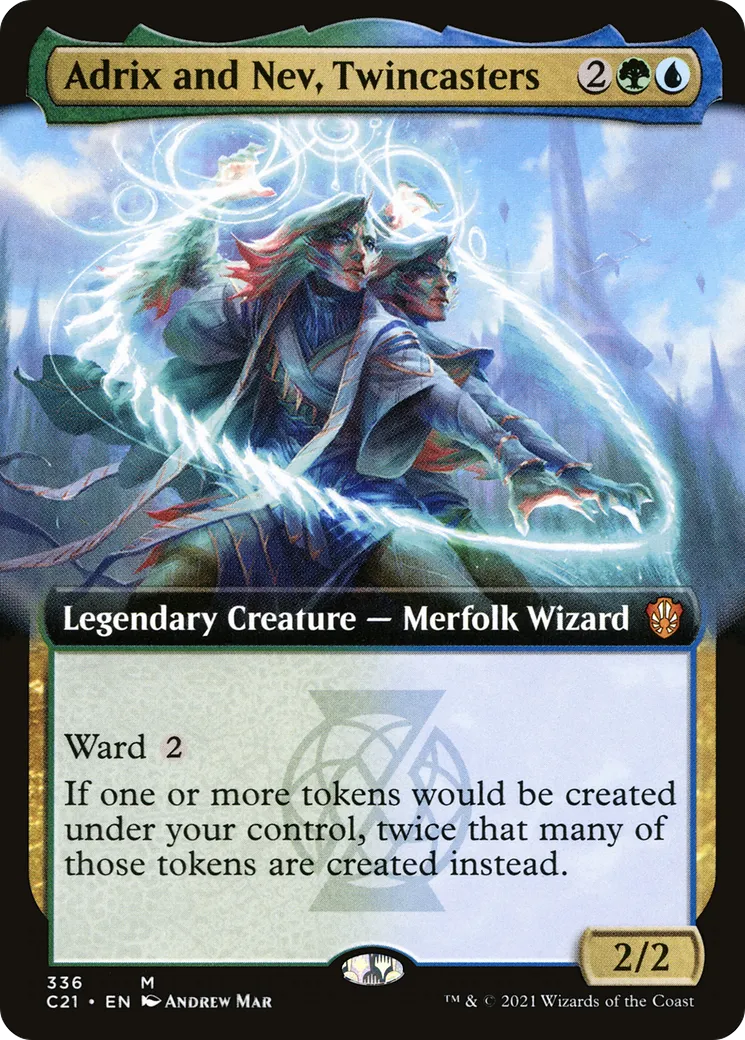 Adrix and Nev, Twincasters — Commander 2021 — Magic: The Gathering