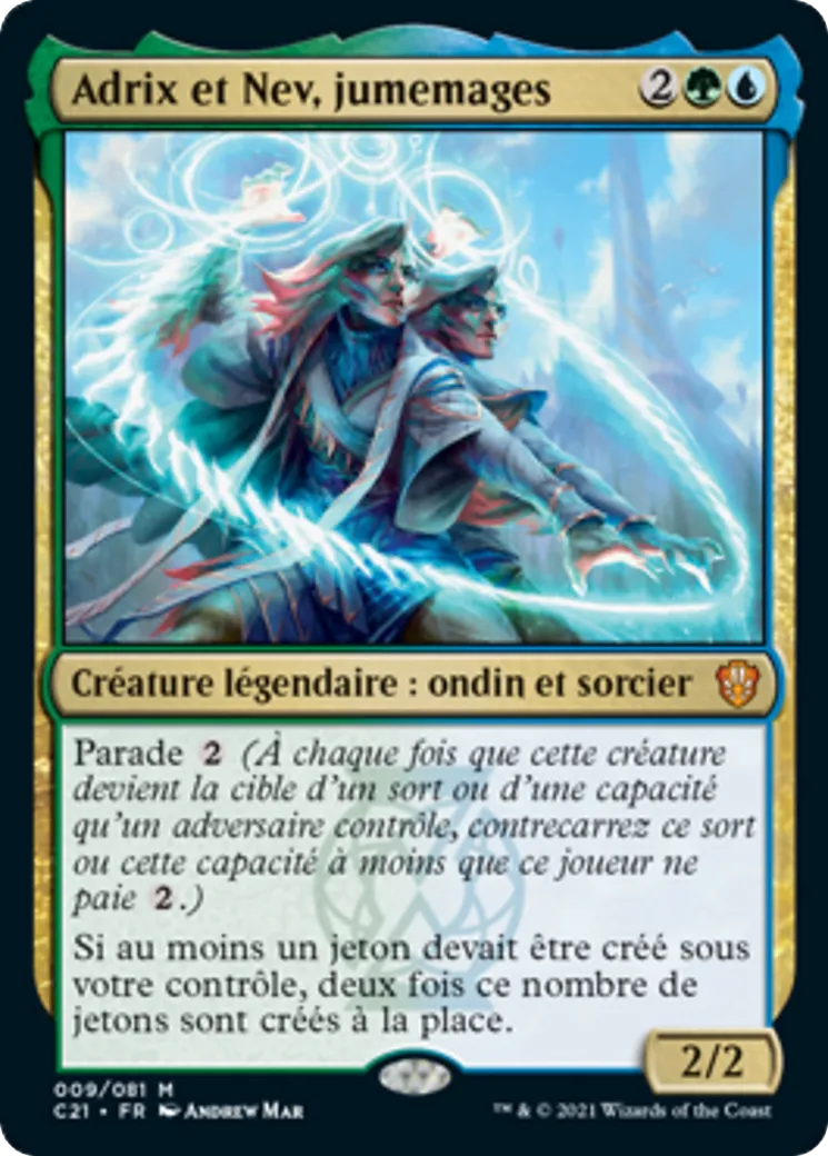 Adrix et Nev, jumemages — Commander 2021 — Magic: The Gathering