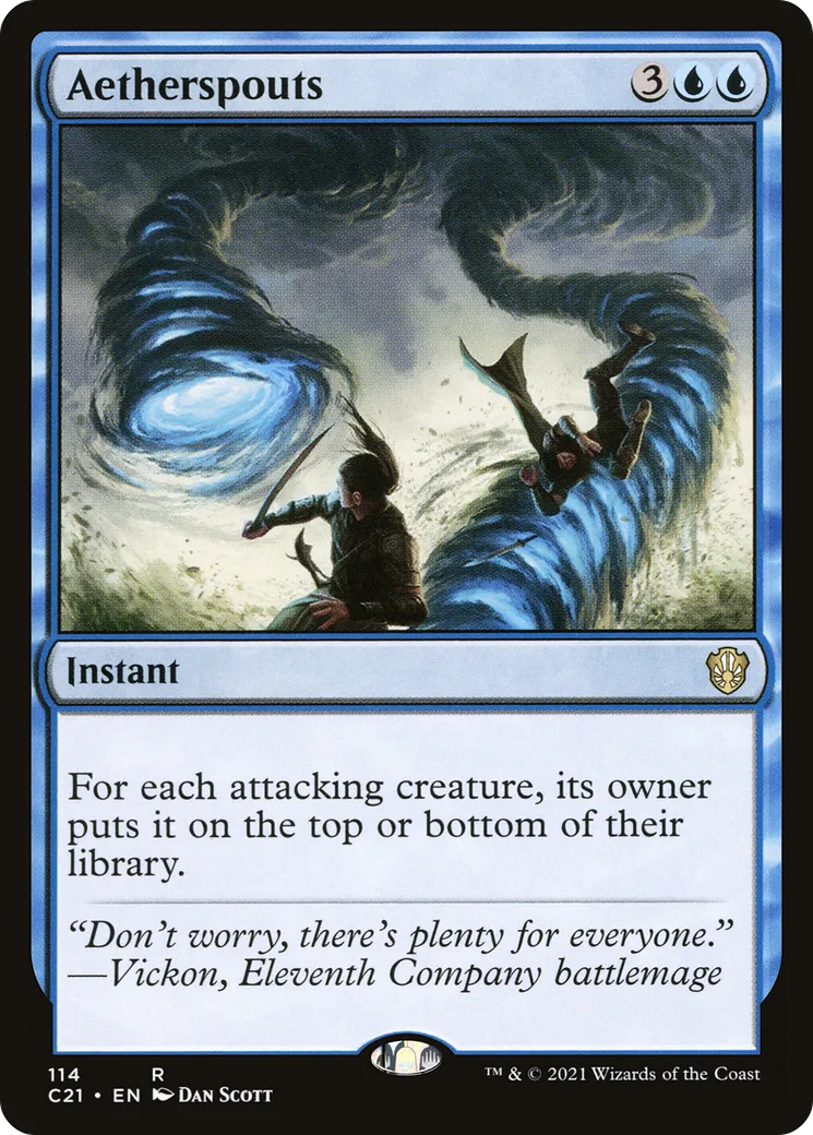Aetherspouts from Commander 2021 - Magic: The Gathering