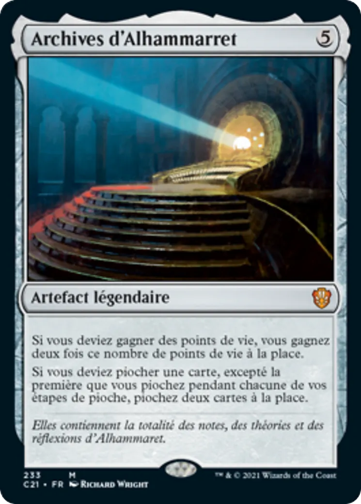 Archives d'Alhammarret — Commander 2021 — Magic: The Gathering