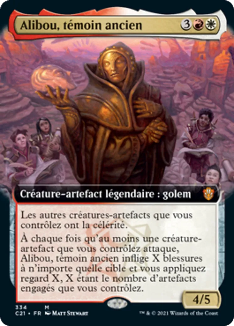 Alibou, témoin ancien — Commander 2021 — Magic: The Gathering