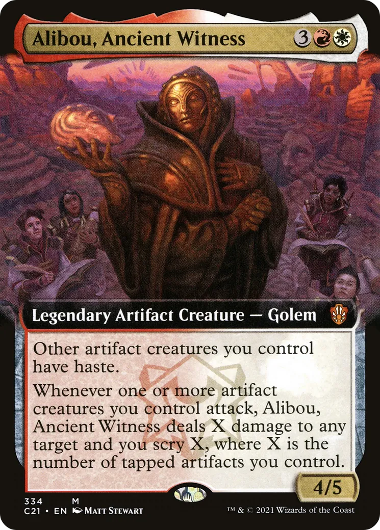 Alibou, Ancient Witness — Commander 2021 — Magic: The Gathering