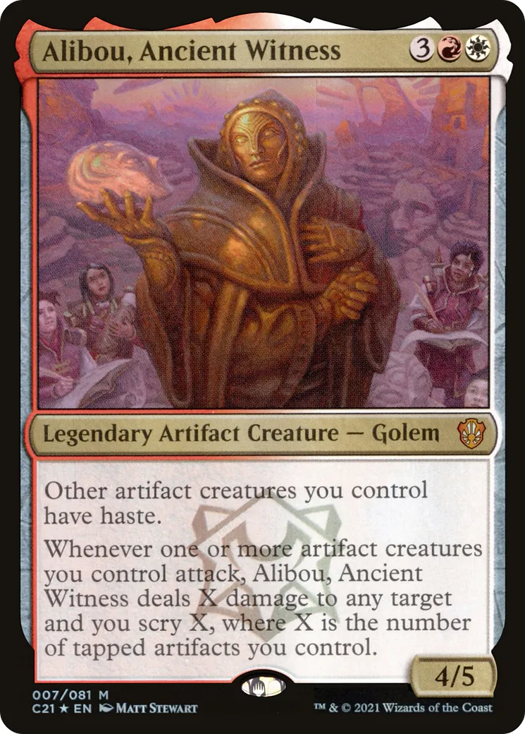 Alibou, Ancient Witness — Commander 2021 — Magic: The Gathering
