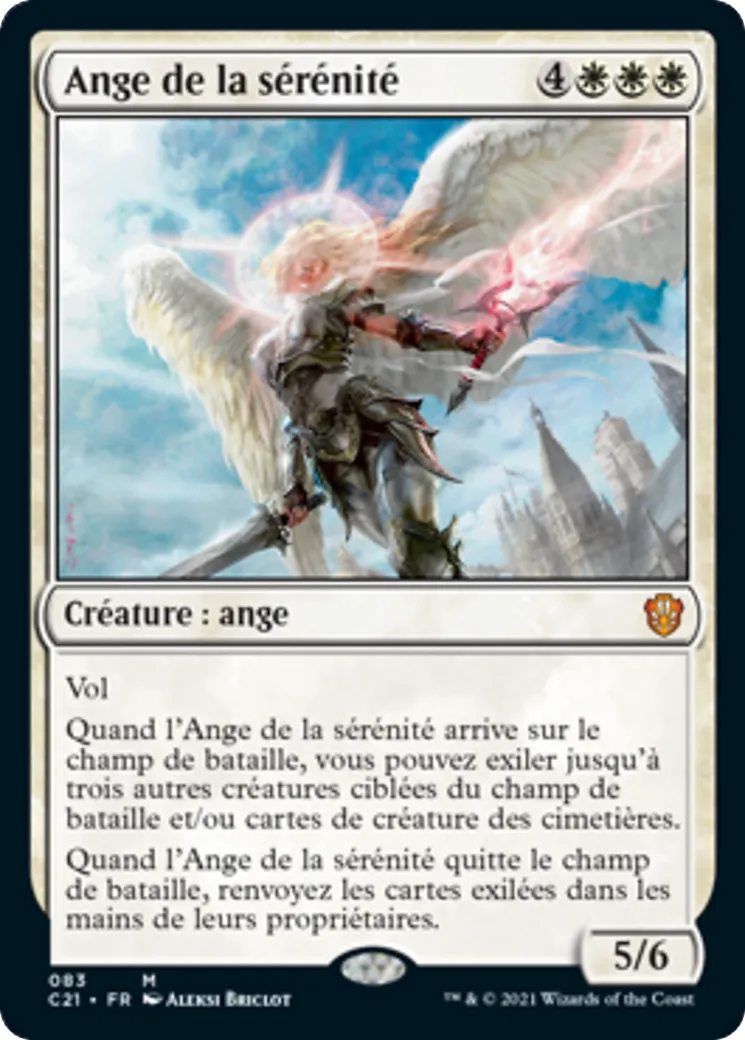 Ange de la sérénité — Commander 2021 — Magic: The Gathering