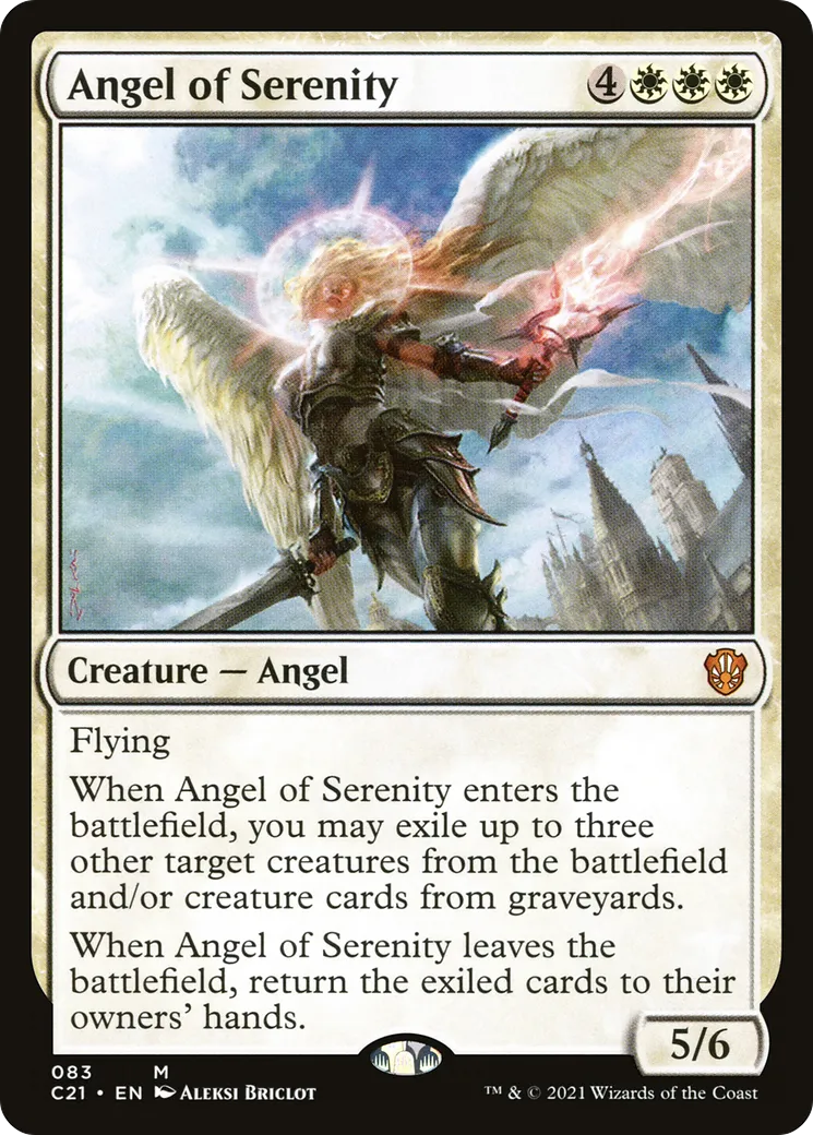 Ange de la sérénité — Commander 2021 — Magic: The Gathering