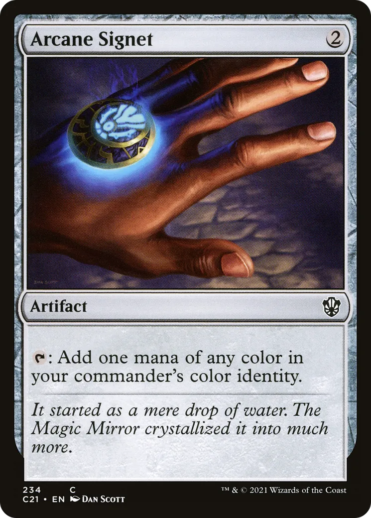 Arcane Signet from Commander 2021 - Magic: The Gathering