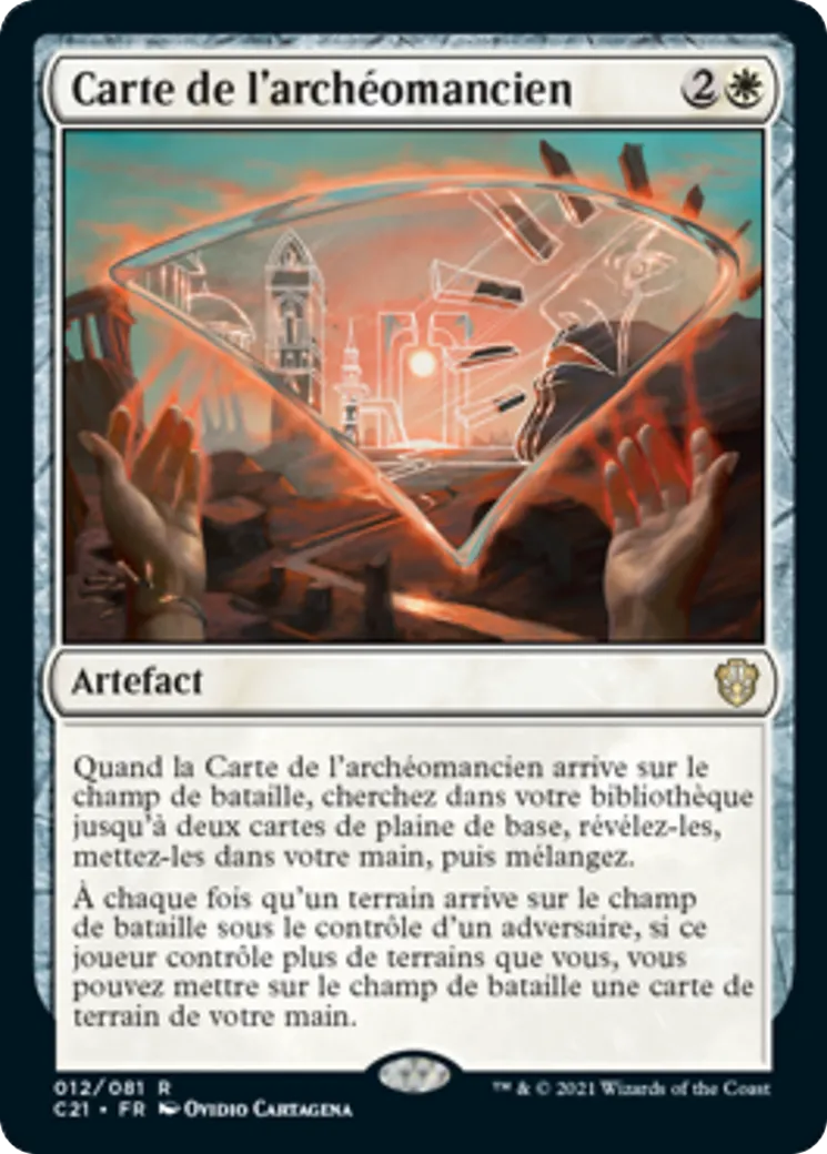 Carte de l'archéomancien — Commander 2021 — Magic: The Gathering