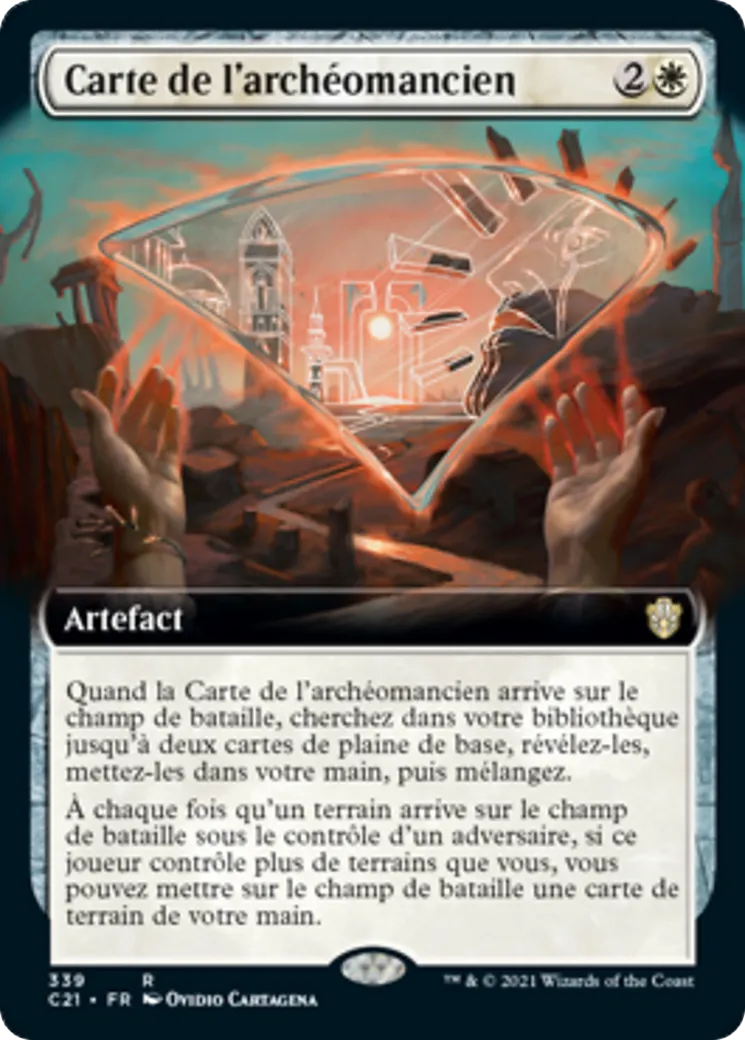 Carte de l'archéomancien — Commander 2021 — Magic: The Gathering