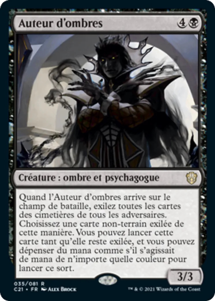 Auteur d'ombres — Commander 2021 — Magic: The Gathering