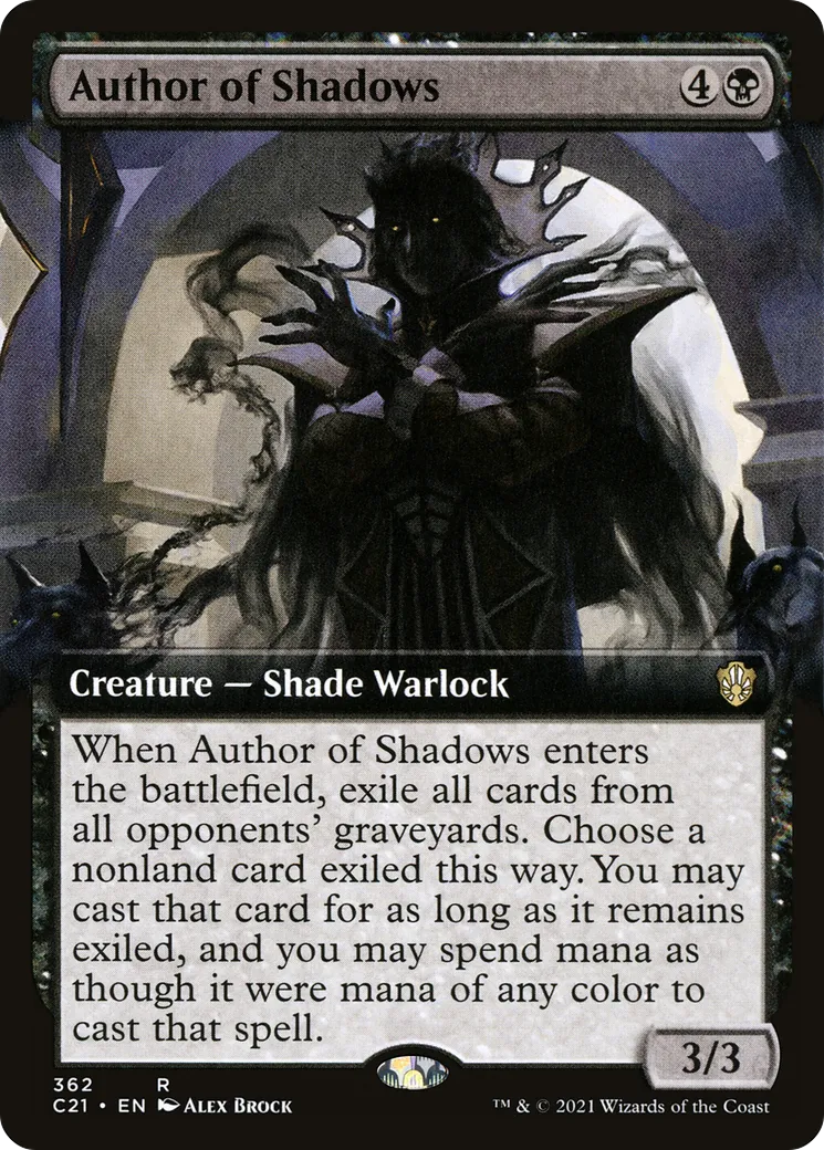 Author of Shadows — Commander 2021 — Magic: The Gathering
