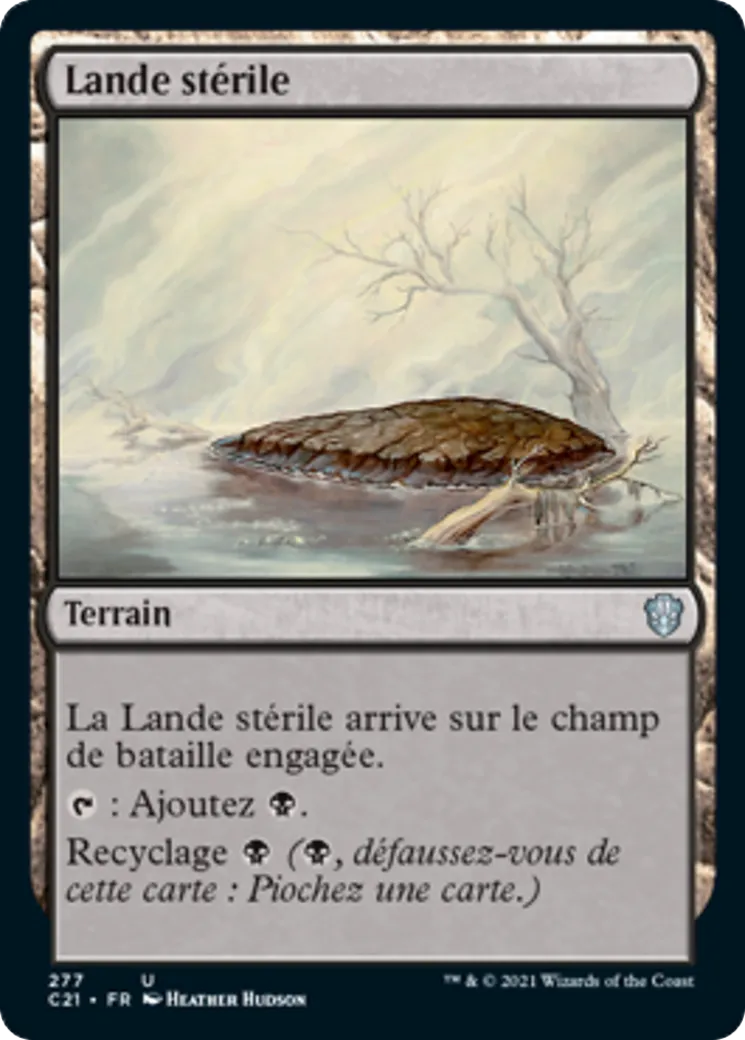 Lande stérile — Commander 2021 — Magic: The Gathering