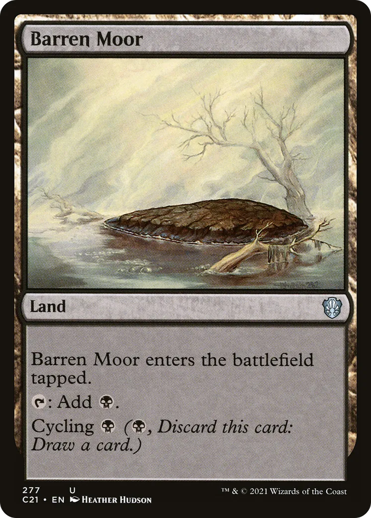 Barren Moor — Commander 2021 — Magic: The Gathering