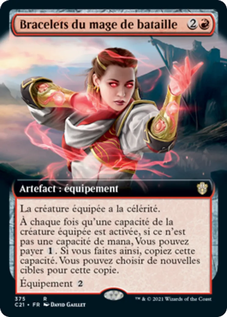 Bracelets du mage de bataille — Commander 2021 — Magic: The Gathering