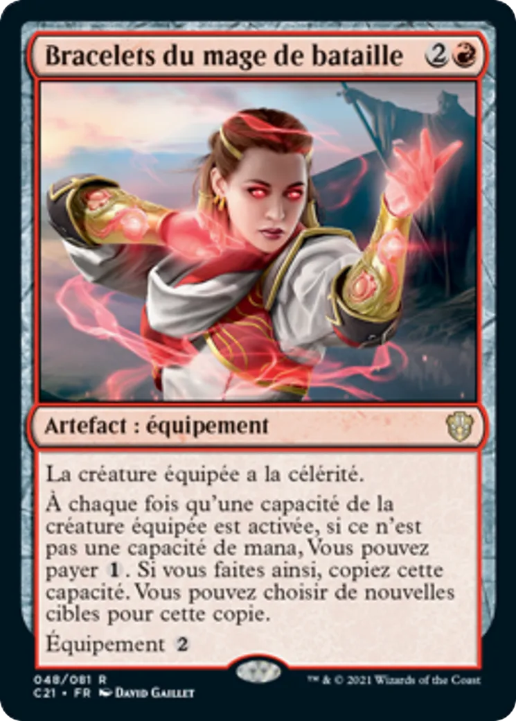 Bracelets du mage de bataille — Commander 2021 — Magic: The Gathering