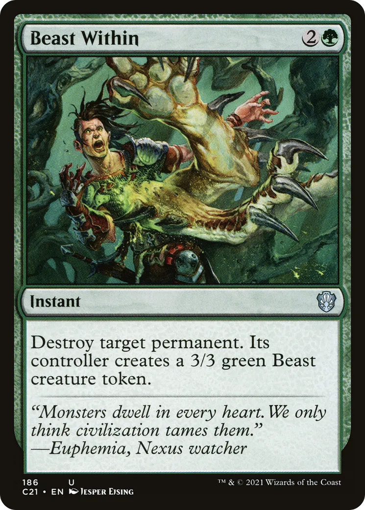 Beast Within — Commander 2021 — Magic: The Gathering