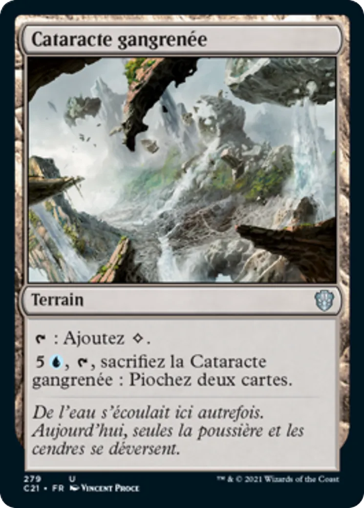 Cataracte gangrenée — Commander 2021 — Magic: The Gathering