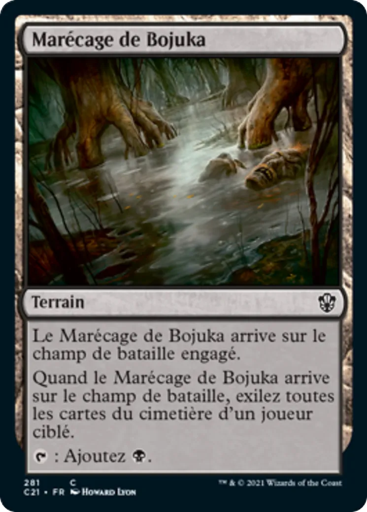 Marécage de Bojuka — Commander 2021 — Magic: The Gathering