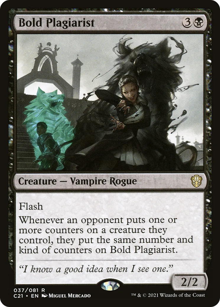 Plagiaire audacieuse — Commander 2021 — Magic: The Gathering
