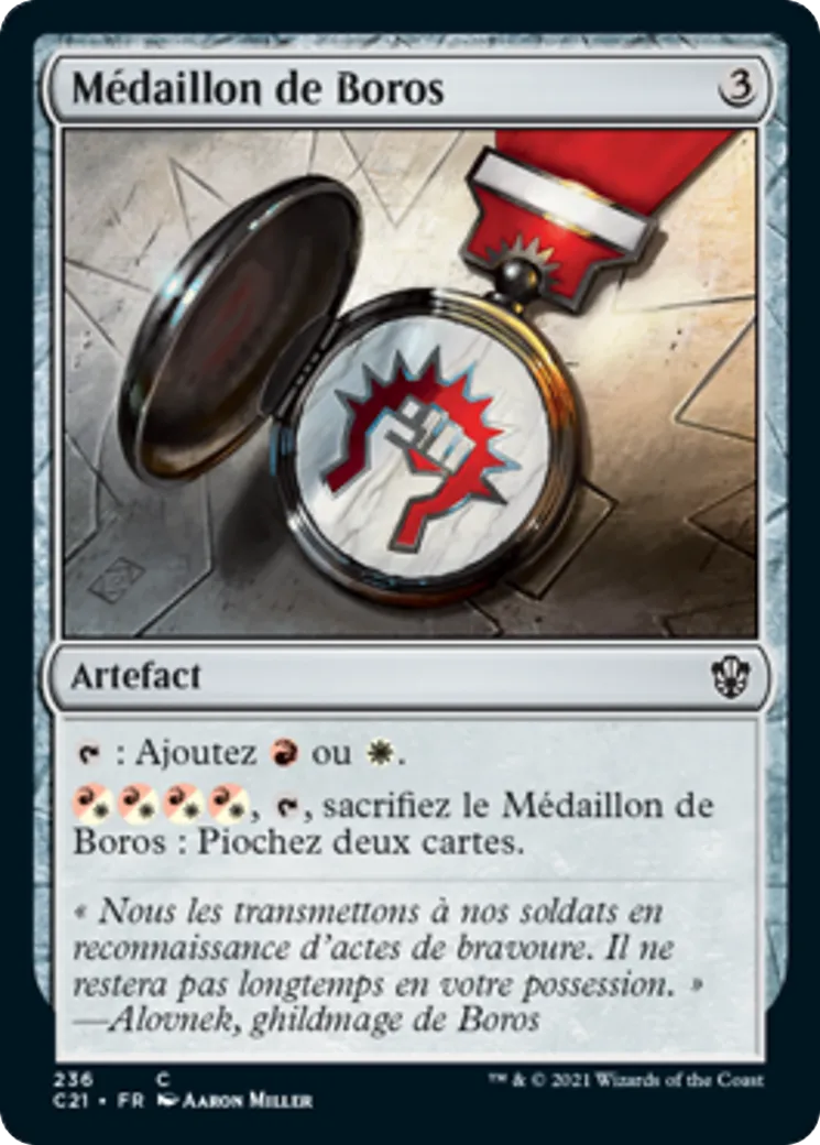 Médaillon de Boros — Commander 2021 — Magic: The Gathering