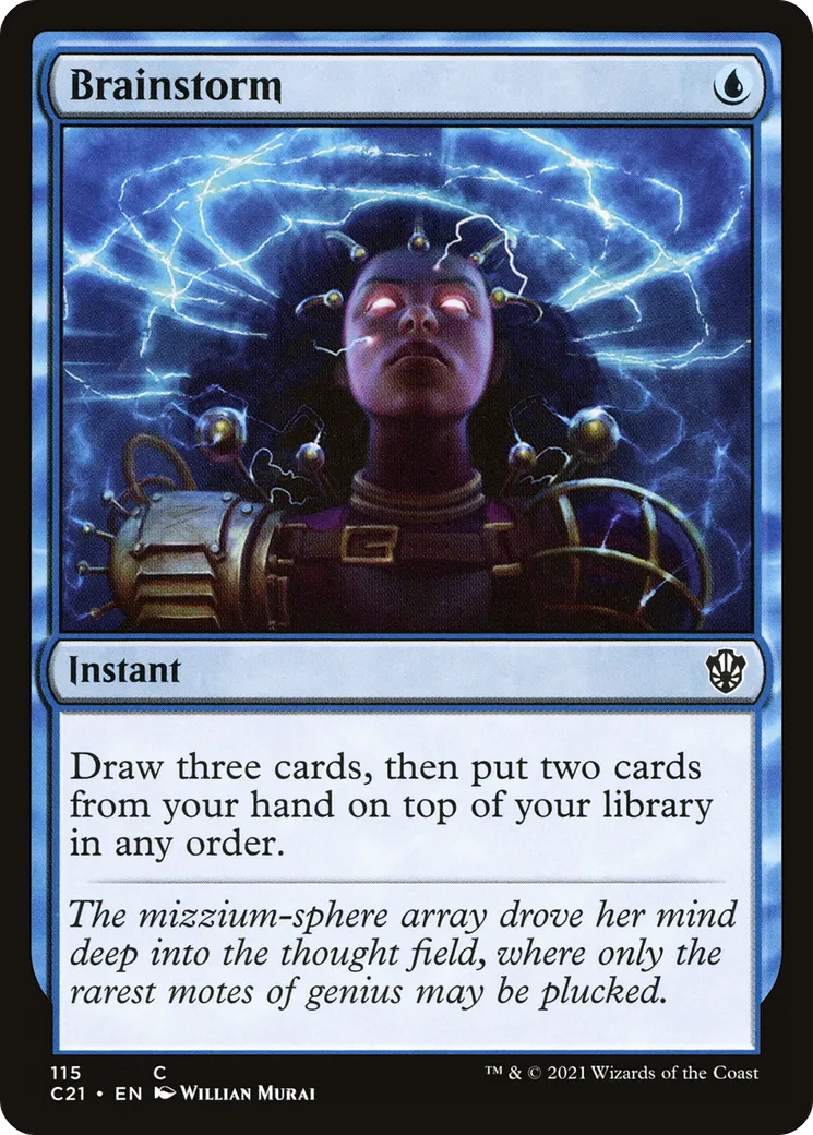 Brainstorm — Commander 2021 — Magic: The Gathering
