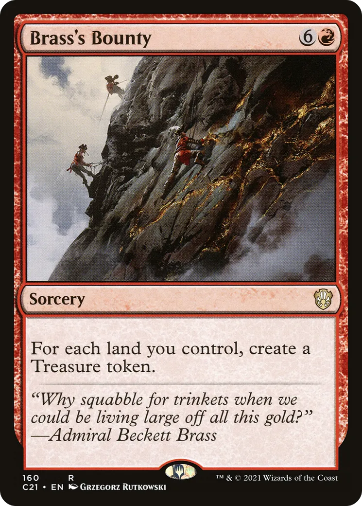 Brass's Bounty — Commander 2021 — Magic: The Gathering