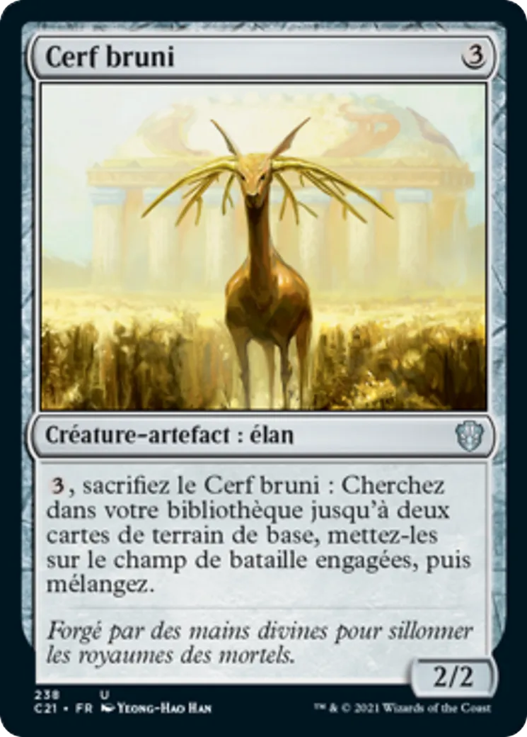 Cerf bruni — Commander 2021 — Magic: The Gathering