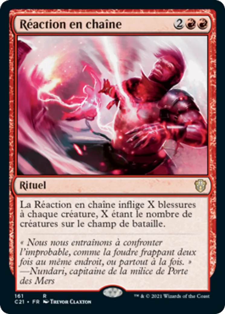 Réaction en chaîne — Commander 2021 — Magic: The Gathering
