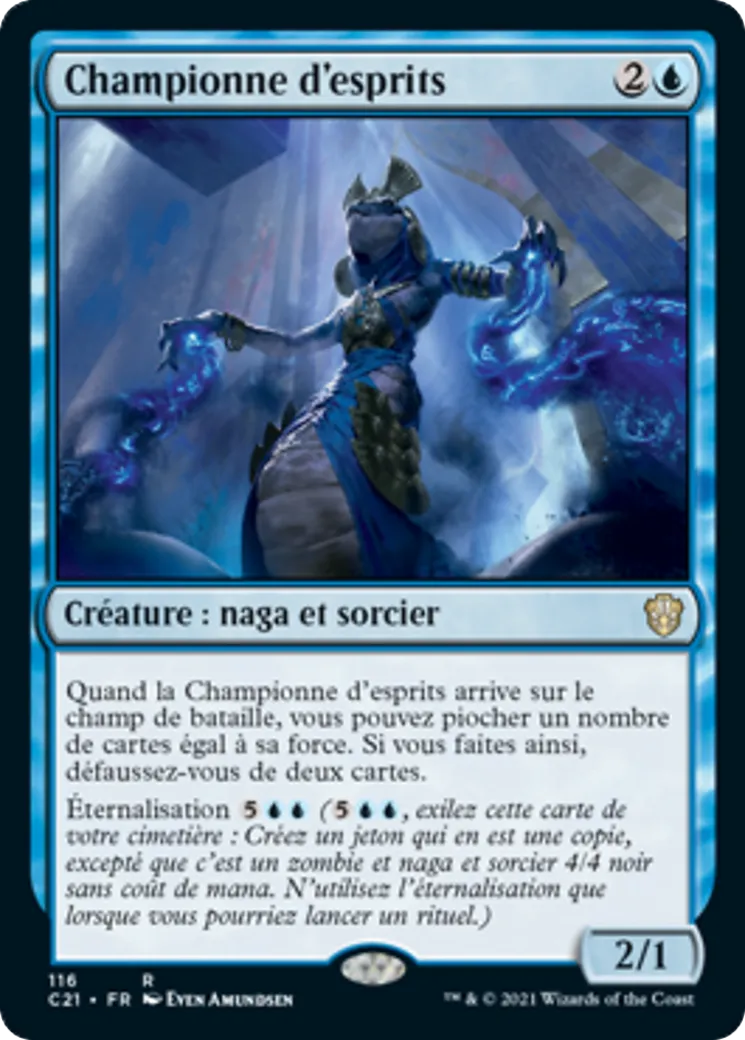 Championne d'esprits — Commander 2021 — Magic: The Gathering