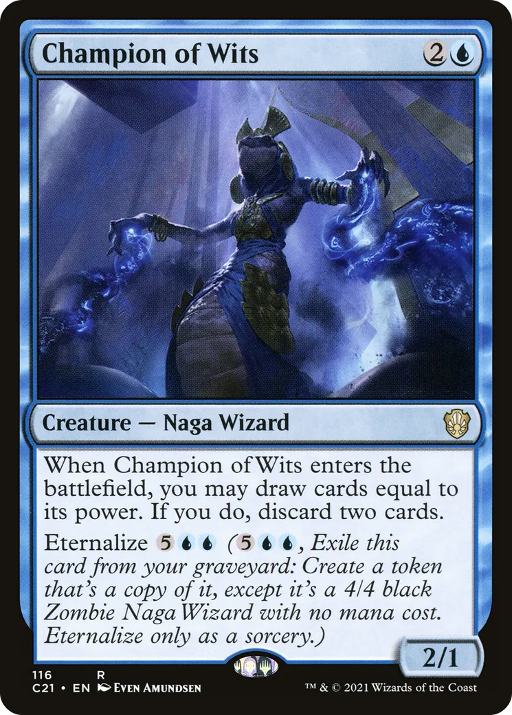 Champion of Wits — Commander 2021 — Magic: The Gathering