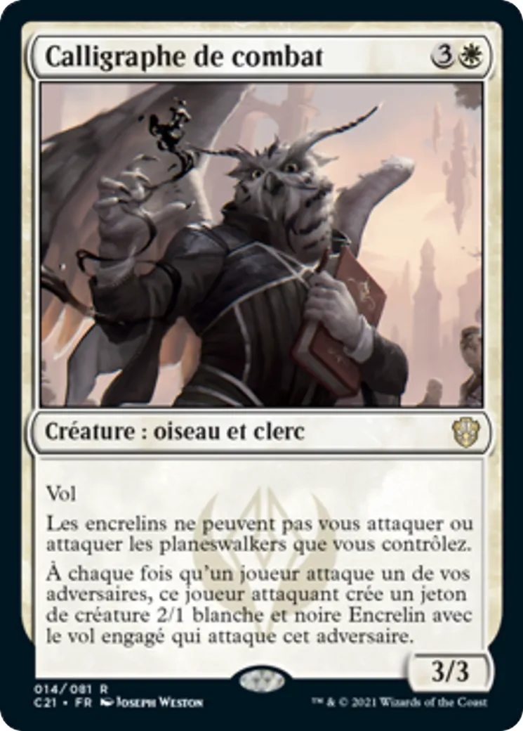 Calligraphe de combat from Commander 2021 - Magic: The Gathering