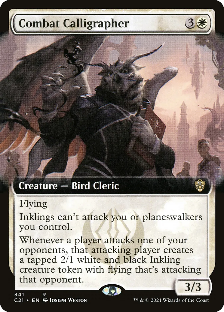 Combat Calligrapher from Commander 2021 - Magic: The Gathering