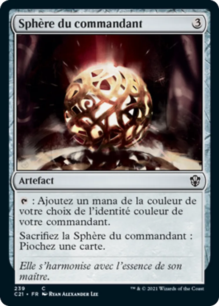 Sphère du commandant — Commander 2021 — Magic: The Gathering