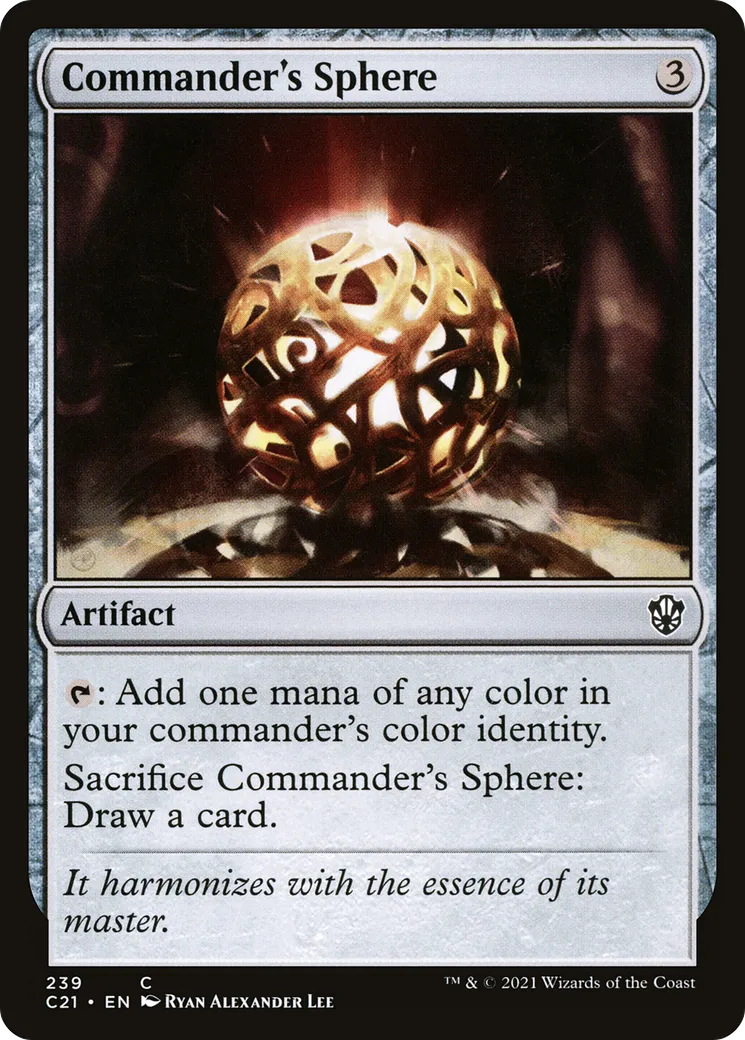 Sphère du commandant — Commander 2021 — Magic: The Gathering