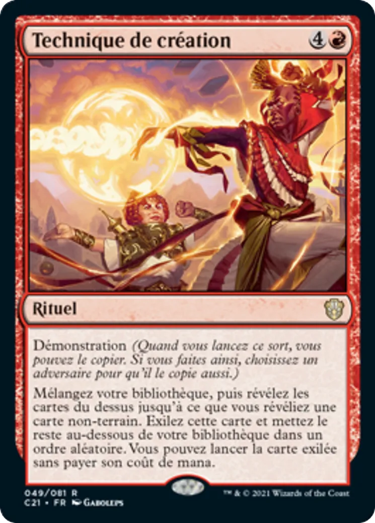 Technique de création — Commander 2021 — Magic: The Gathering