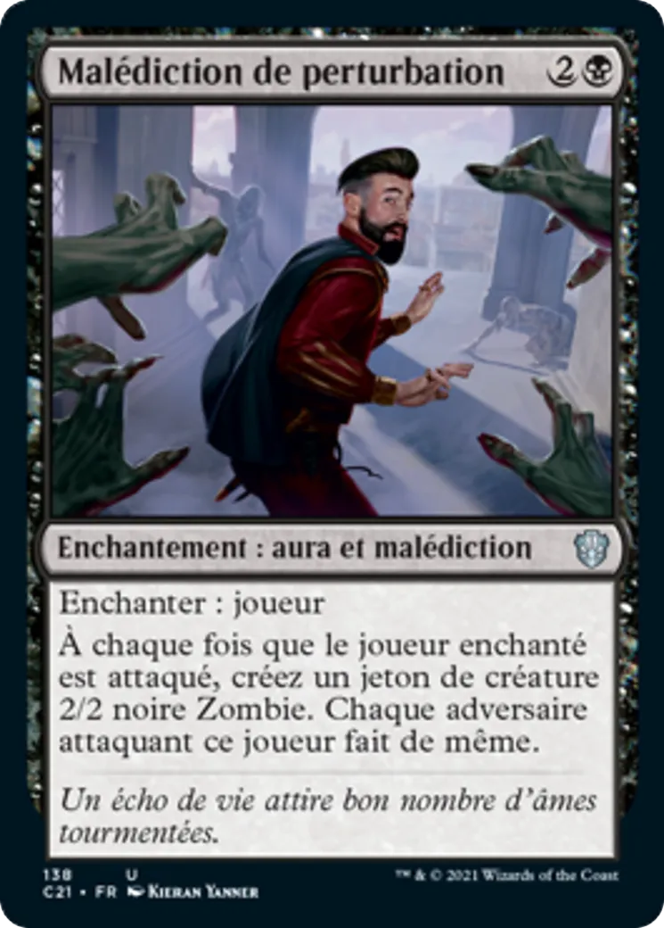 Malédiction de perturbation — Commander 2021 — Magic: The Gathering