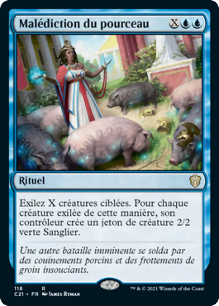 Malédiction du pourceau — Commander 2021 — Magic: The Gathering