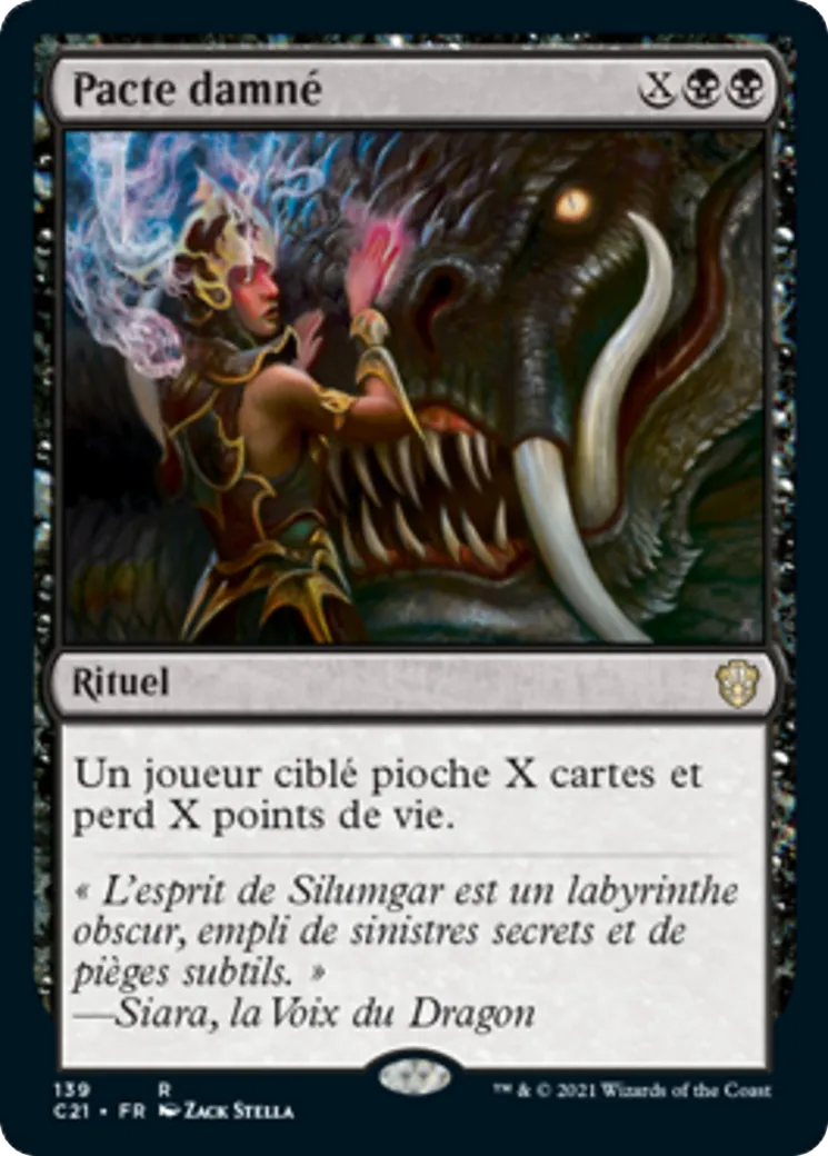 Pacte damné — Commander 2021 — Magic: The Gathering