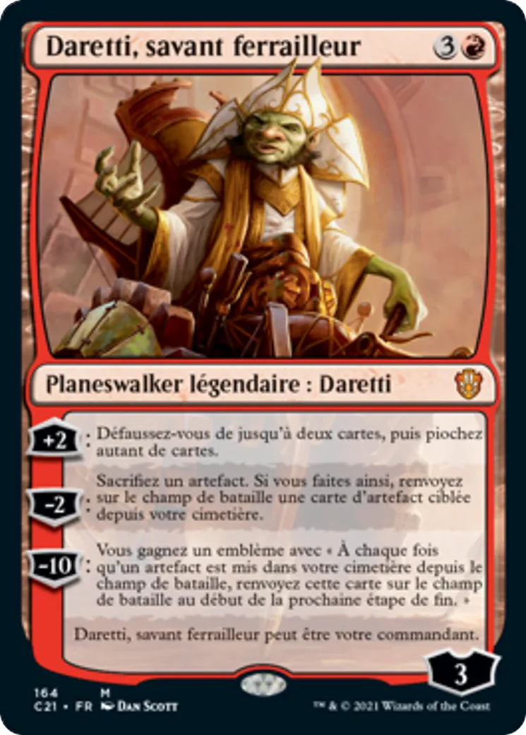 Daretti, savant ferrailleur — Commander 2021 — Magic: The Gathering