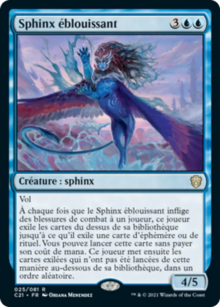 Sphinx éblouissant from Commander 2021 - Magic: The Gathering