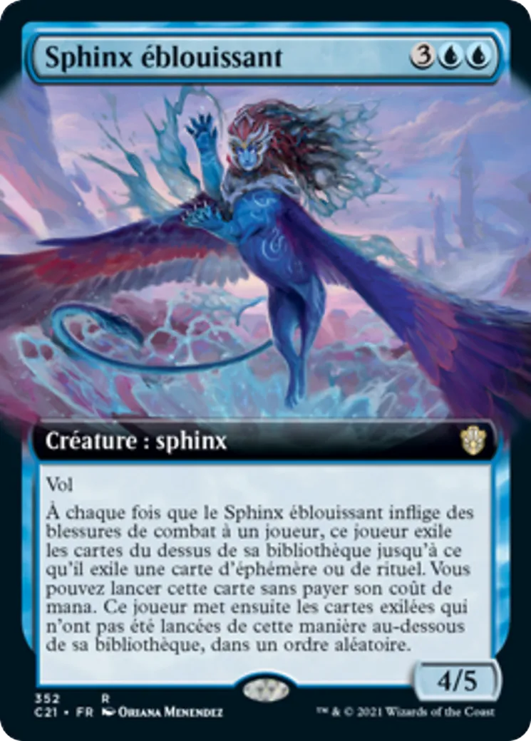 Sphinx éblouissant — Commander 2021 — Magic: The Gathering