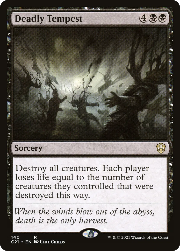 Deadly Tempest — Commander 2021 — Magic: The Gathering