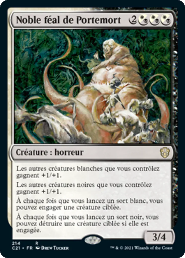 Noble féal de Portemort — Commander 2021 — Magic: The Gathering