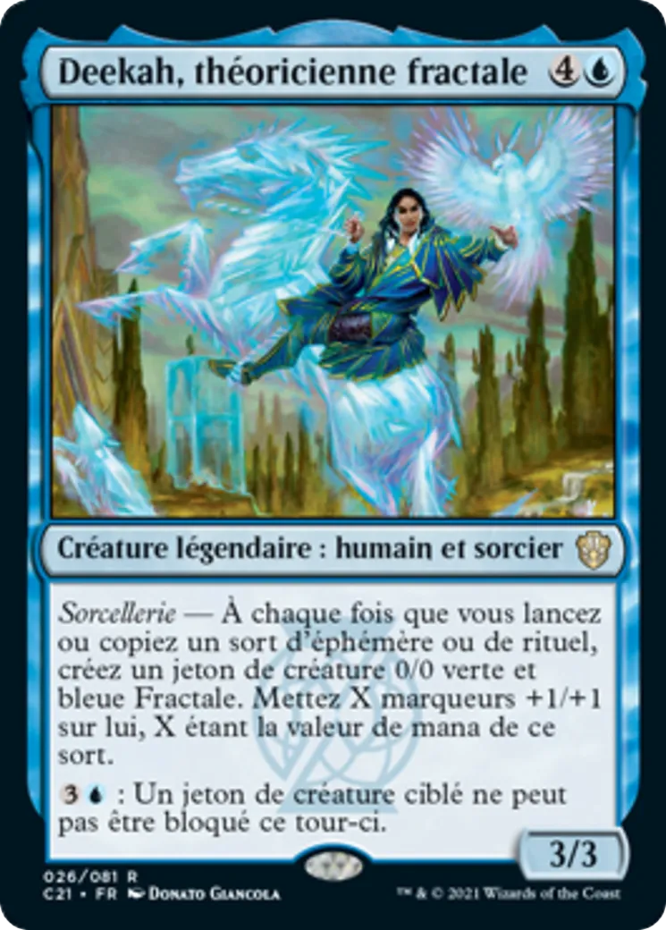 Deekah, théoricienne fractale — Commander 2021 — Magic: The Gathering