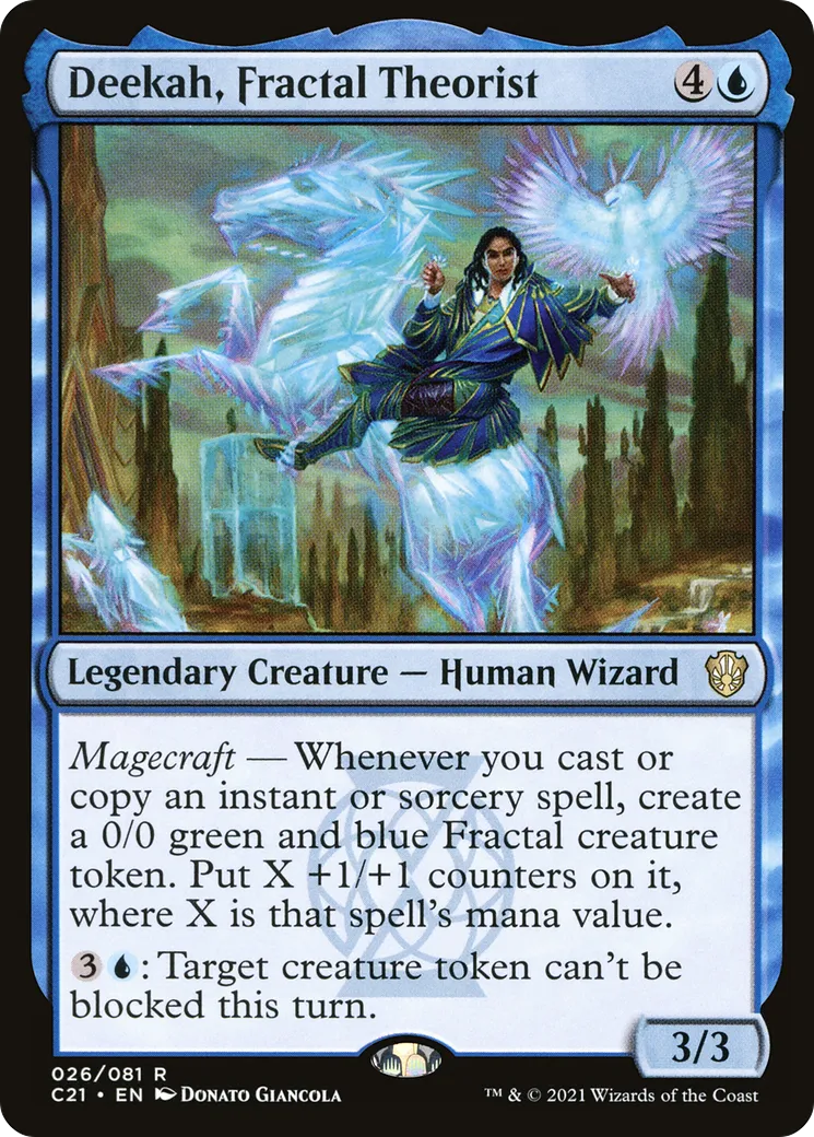 Deekah, théoricienne fractale — Commander 2021 — Magic: The Gathering