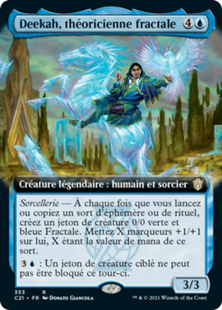 Deekah, théoricienne fractale — Commander 2021 — Magic: The Gathering